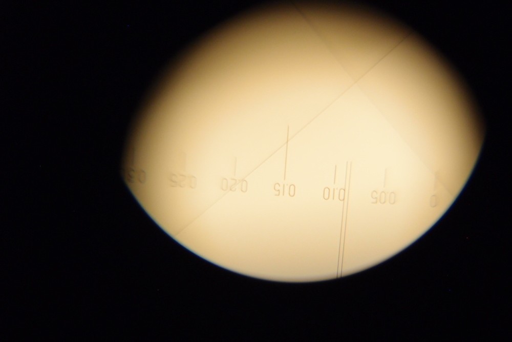 OLYMPUS R10X OSM MICROMETER MINT W/BOX