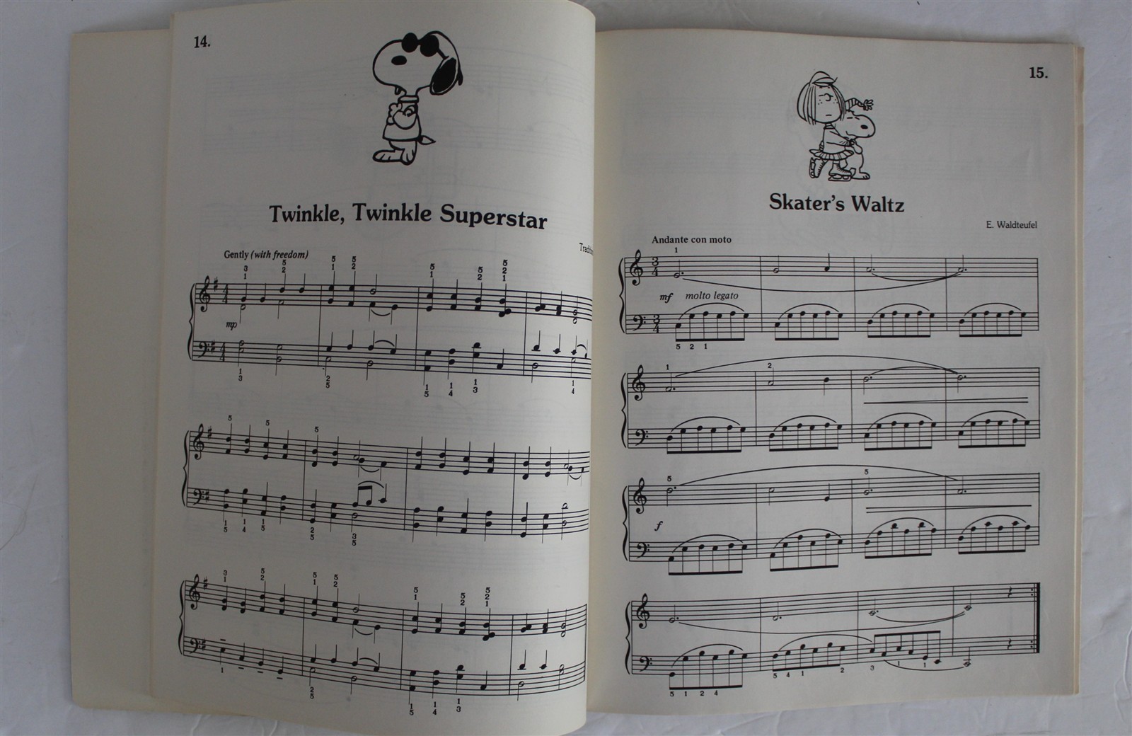 Peanuts Piano Course & Snoopy's Favorite Piano Solos Sheet Music Books