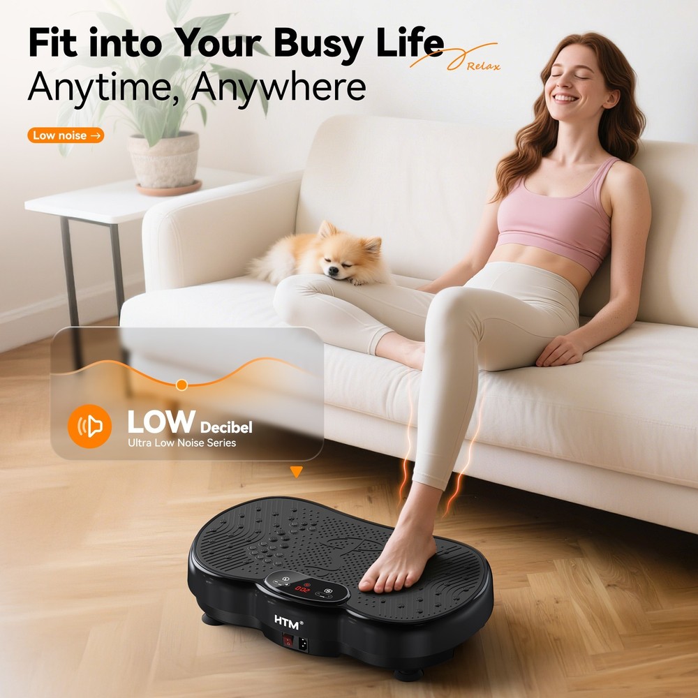 HTM Vibration plate for lymphatic drainage vibration plate exercise machine