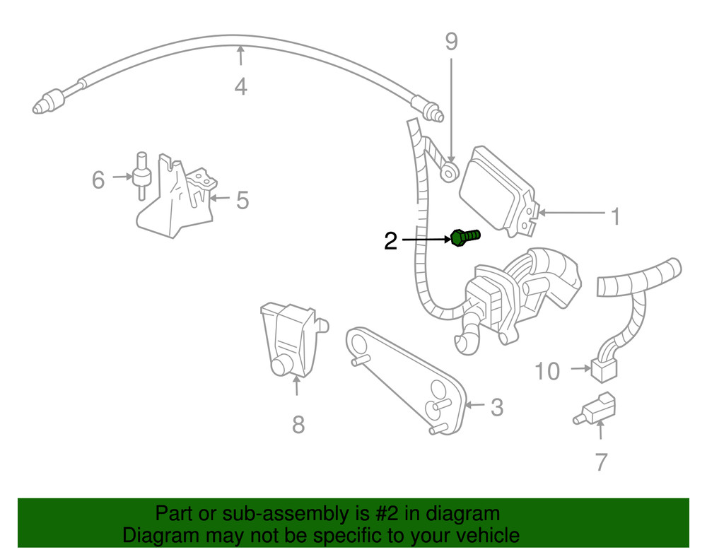 Genuine GM Module Bolt 15599046