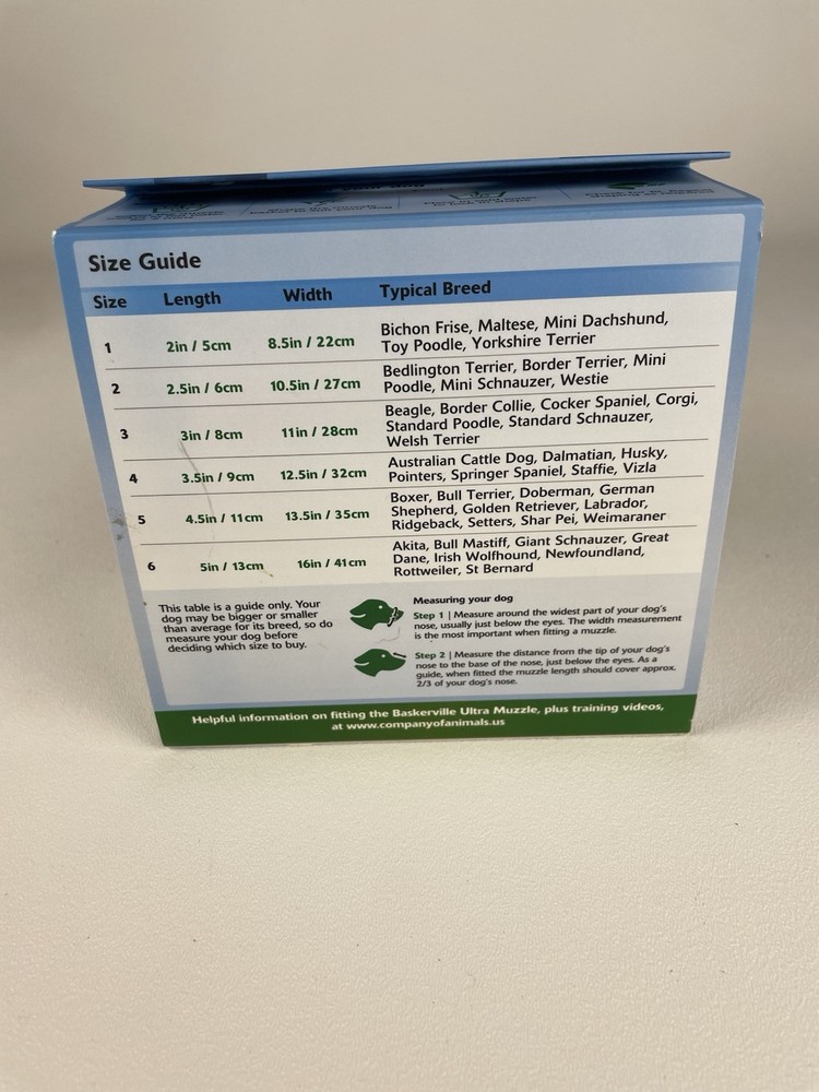 New Baskerville Ultra Basket Muzzle Size 4