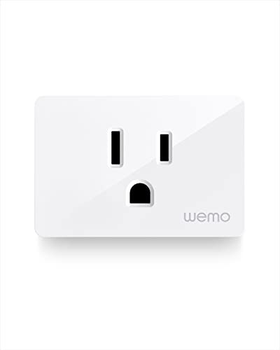 Wemo Smart Plug (Simple Setup Smart Outlet for Smart Home, Con...