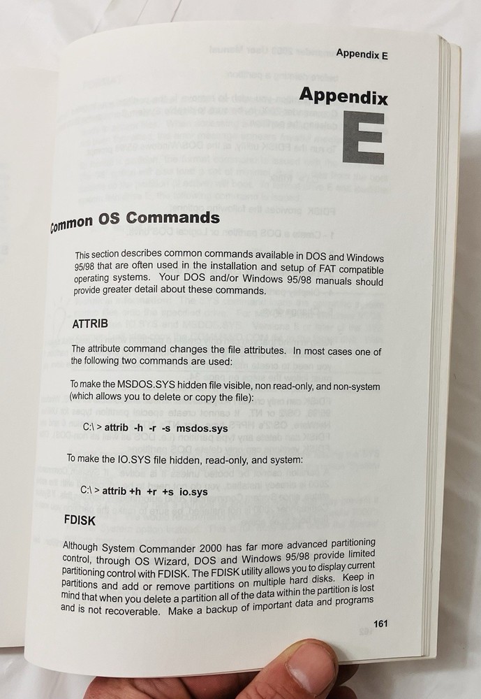 System Commander 2000 User Manual VCOM Partitioning Guide Windows Linux PB Vtg