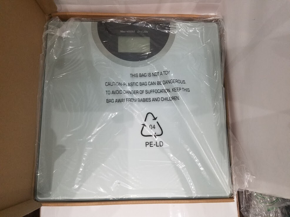 BalanceFrom Digital Body Weight Bathroom Scale with Step-On Technology - Silver