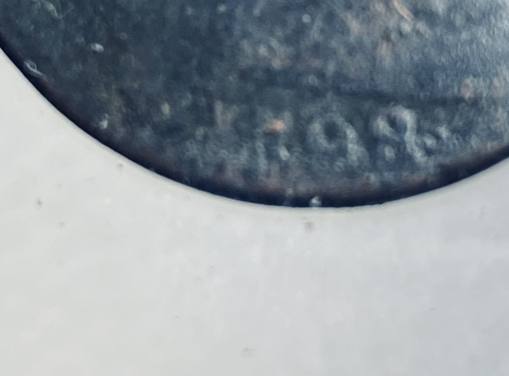 1798 Large Cent United States Draped Bust Worn Holed