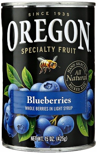 Oregon Specialty Fruit Blueberries 2 Can Pack