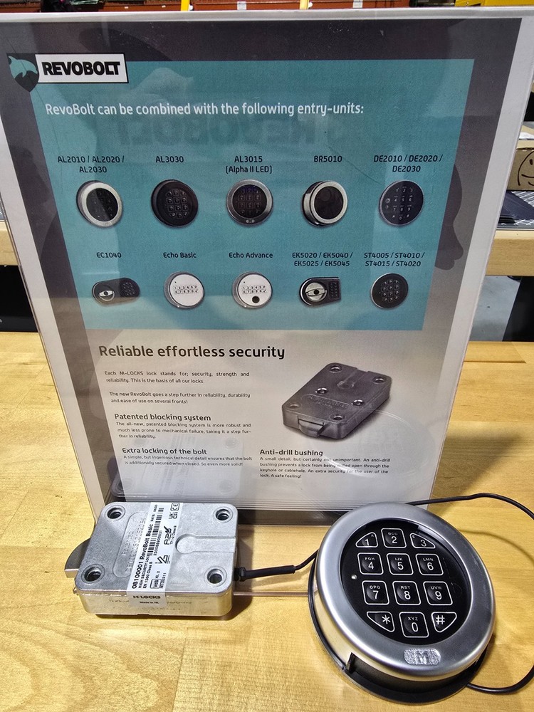 Electronic Safe Lock For Replacement Gun Safe Lock (M-locks RevoBolt & Keypad)