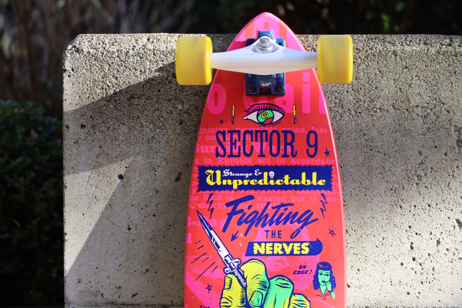 Sector 9 Longboard Strange & Unpredictable Fighting The Nerves - Fast Ship!
