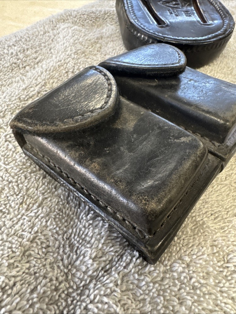 Leather Handcuff Case And 2 Pocket Case