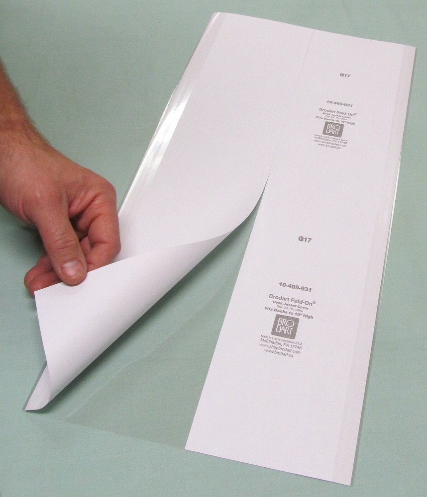 5 Yard roll 16" Brodart Fold-On Book Jacket Covers - lo-luster, ADJUSTABLE
