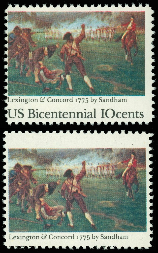 1563, 10¢ Misperforation Error With Inscription Missing! * Stuart Katz