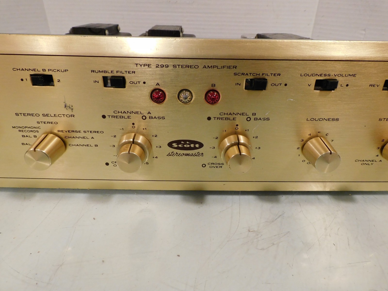 Scott 299 Tube Integrated Stereo Amplifier for Repair Parts or Restoration