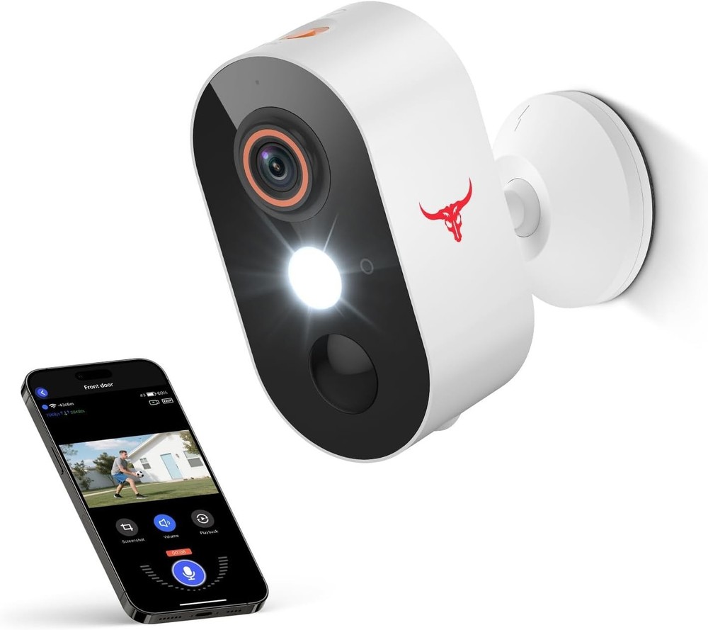 Wireless Security Camera For Home Outdoor Security, Battery Powered 1080P HD