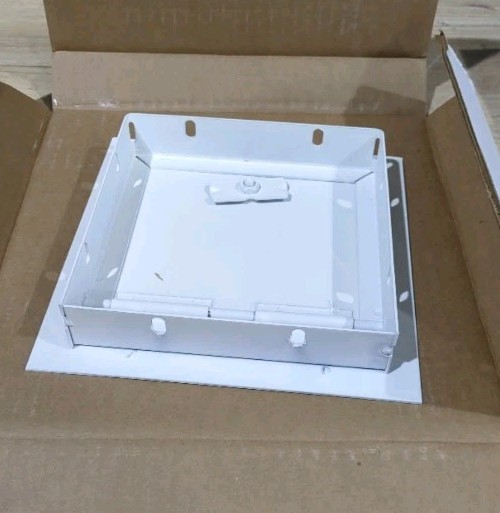 Elmdor 6" x 6" Access Panel prime coat wht/ Utility Access-Hidden Compartment