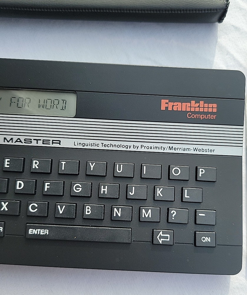 Franklin Computer Spell Master SA-103 Works with Case and Manual