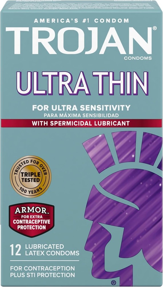 Ultra Thin Condoms Spermicidal