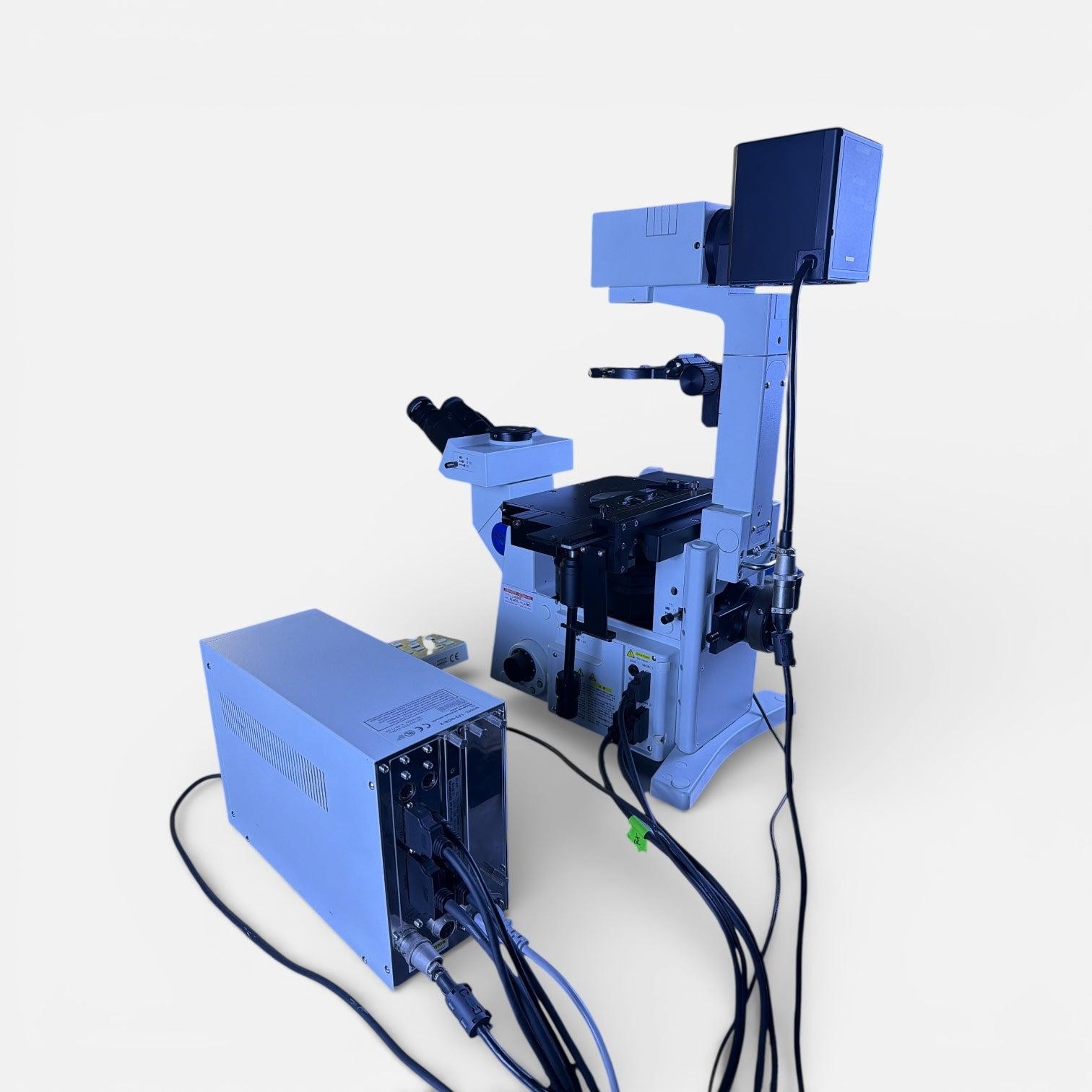 Olympus IX81F-2 Inverted Motorized Microscope w/ IX2-UCB-2 Controller