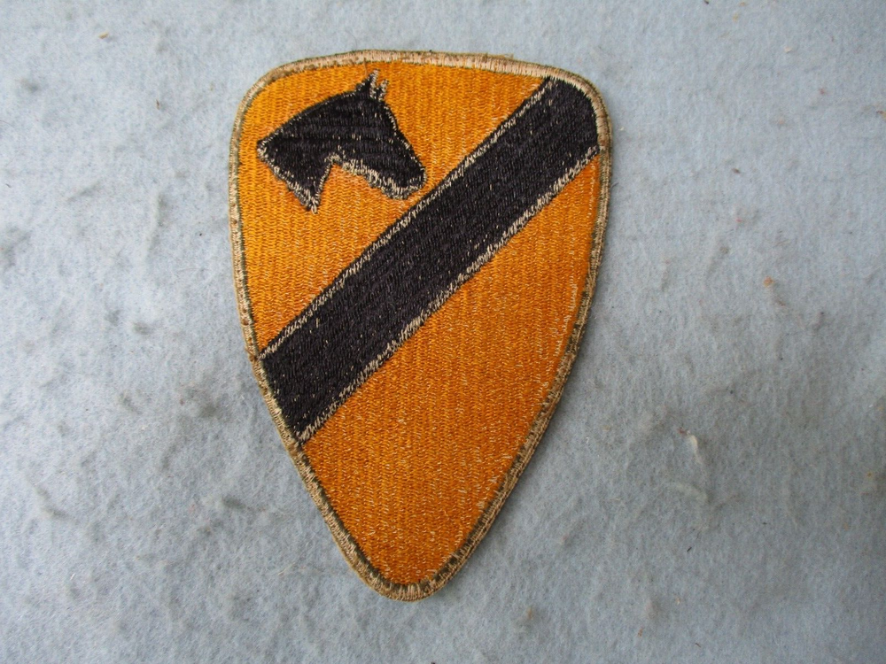 WWII US Army Patch 1st Cavalry Division First Team Pacific WW2