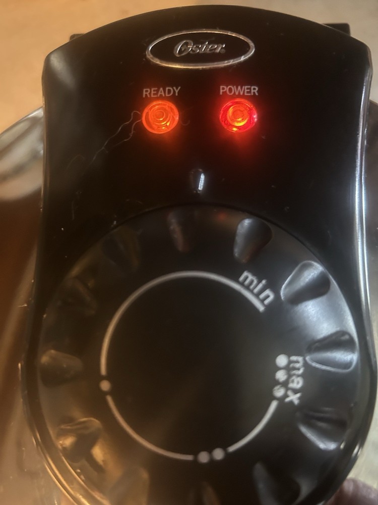 Oster Waffle Grill Model 3883 120V Counter Top Variable Temperature Tested Works