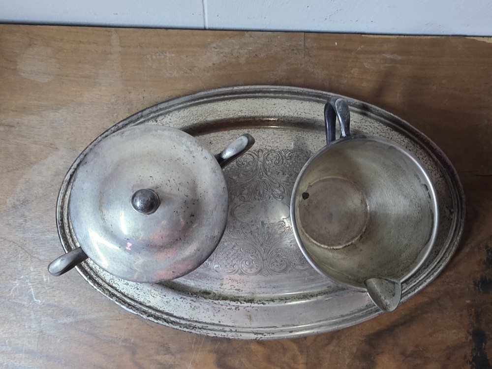 World Silver On Copper 3 Pc Set