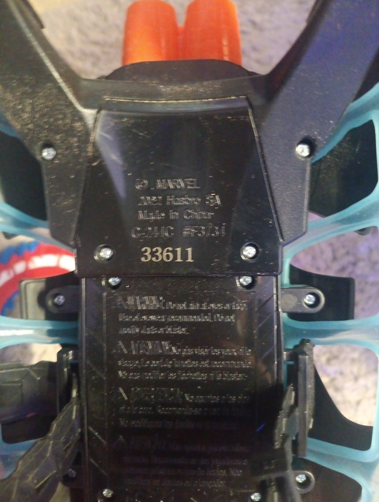 Nerf Marvel Avengers Assembler Captain America's Shield Blaster, Spider Man Web