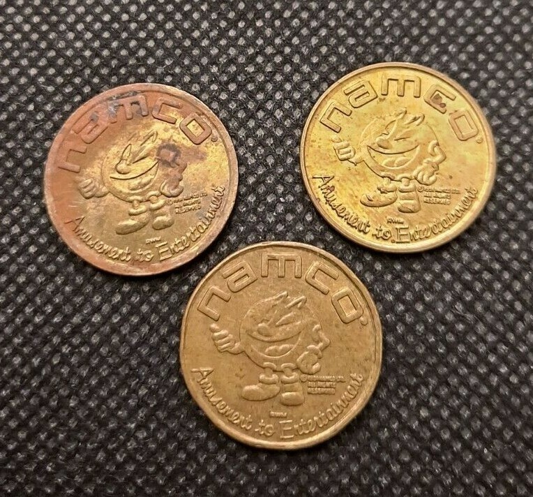 THREE NAMCO TOKENS! e2524UXX