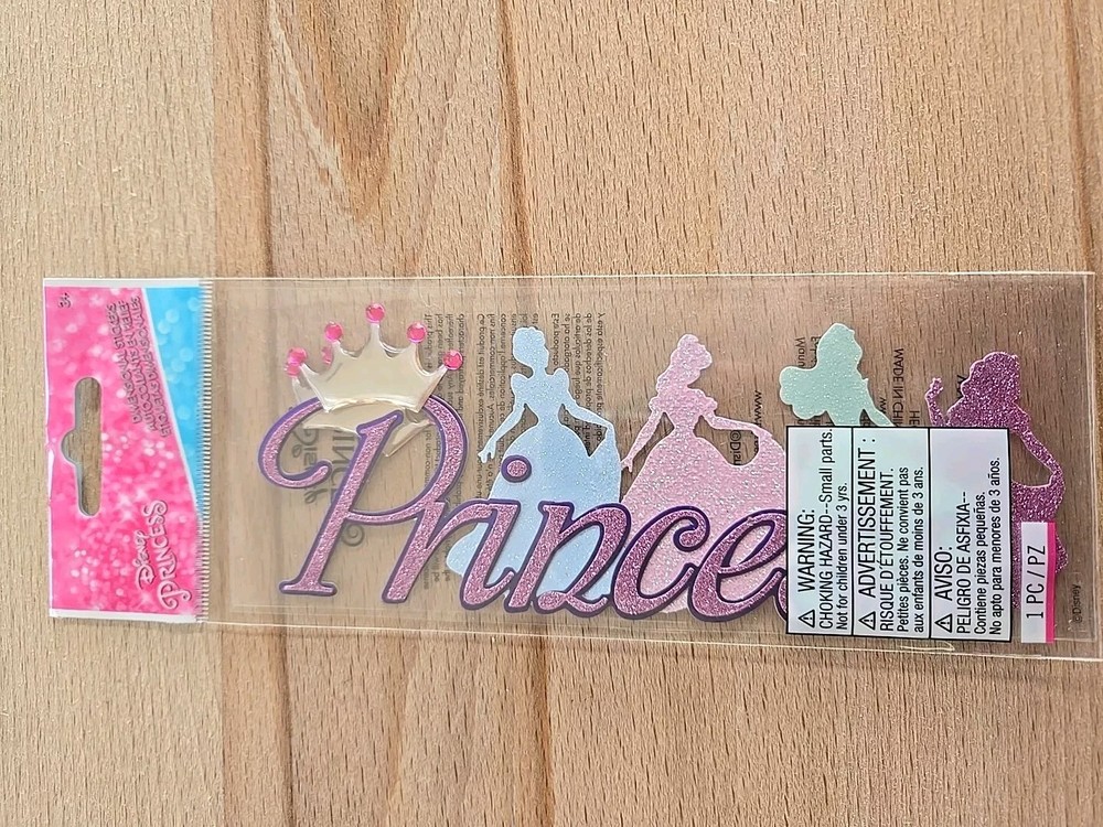 Disney PRINCESS Title scrapbooking stickers