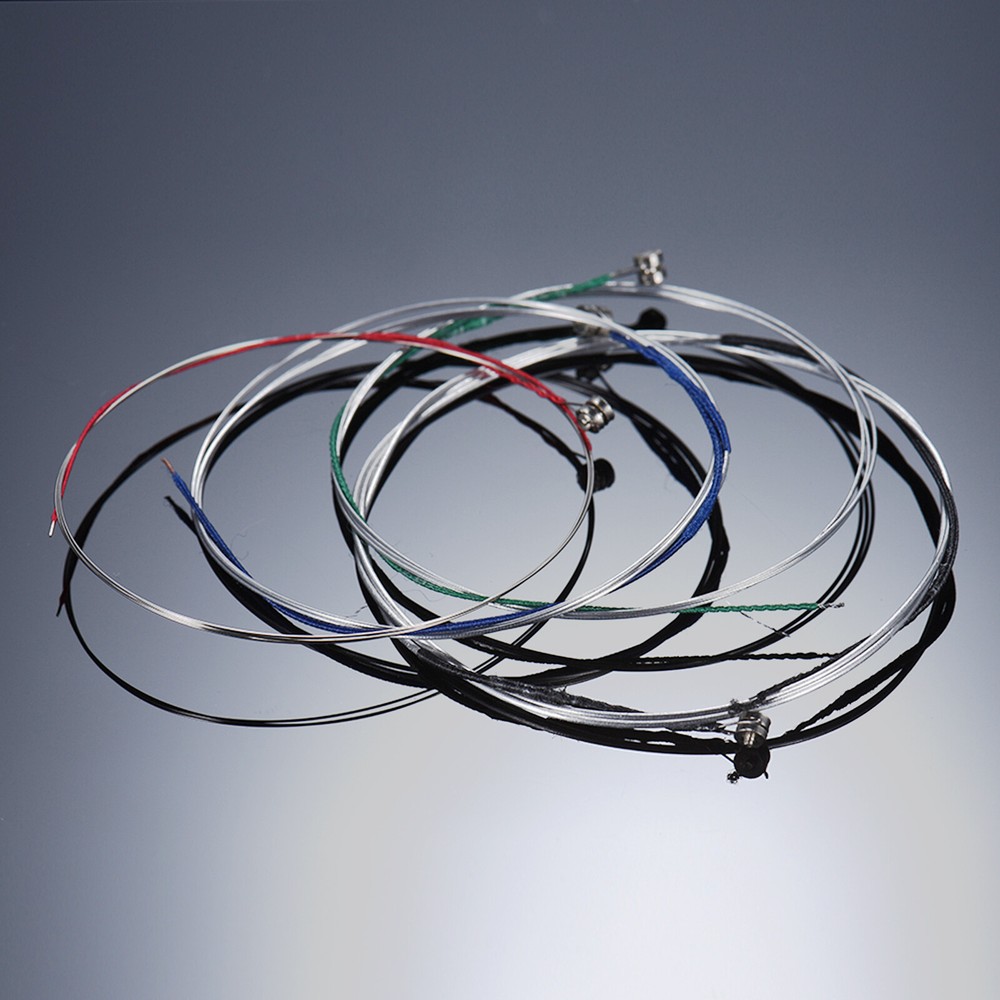 4PCS 3/4 4/4 Violin Strings Set Steel Strings E A D G Wound Fiddle String O7L5