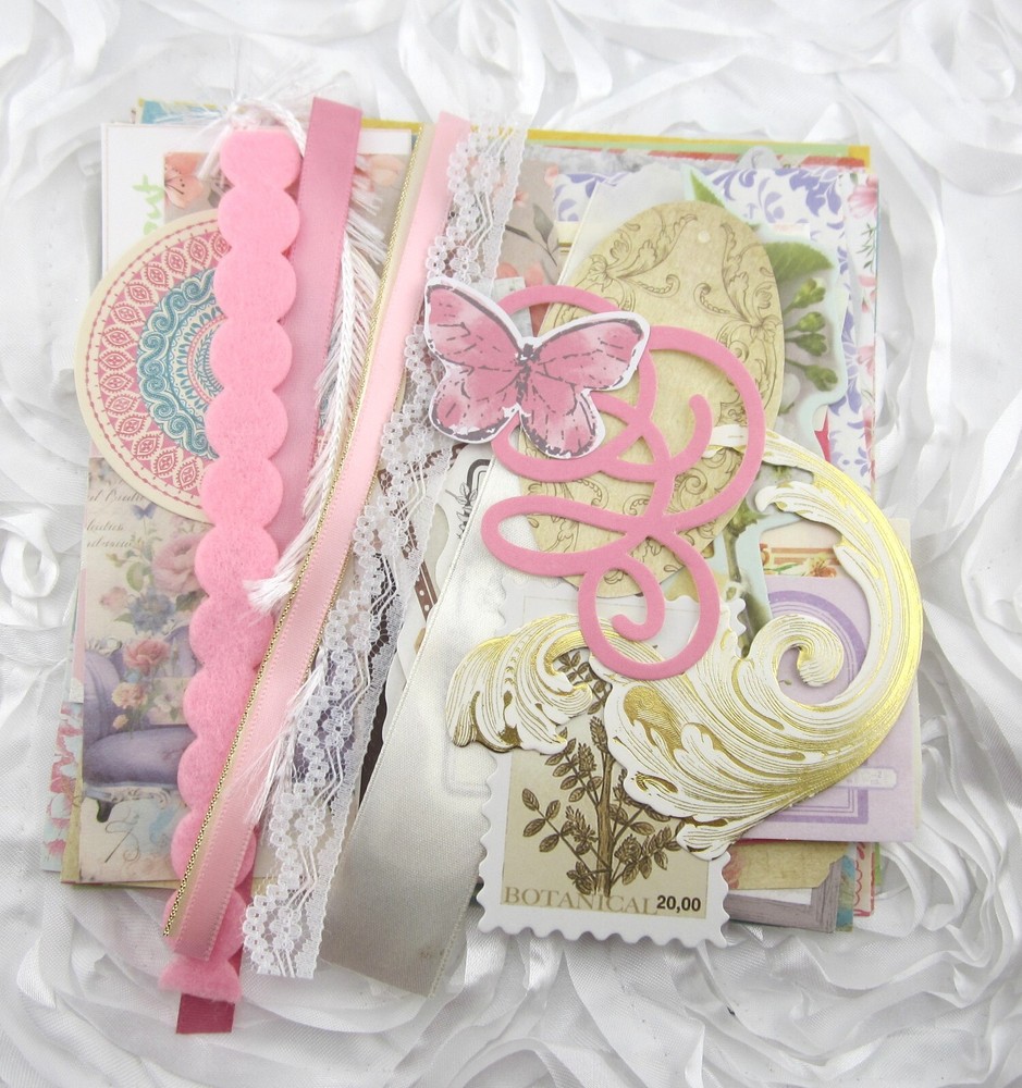 junk journal ephemera 50+ Piece Lot