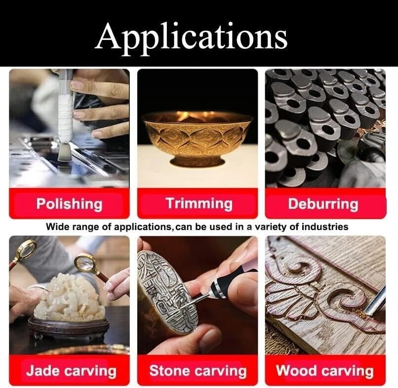 Cordless Electric Mini Drill Grinder Engraving Pen Variable Speed Rotary Tool