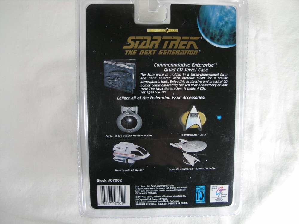 Star Trek TNG CD Jewel Case