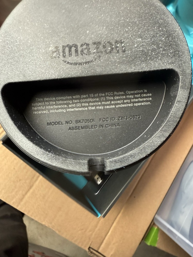 Amazon Echo Black Tower SK705DI 1st Generation Alexa Smart Speaker,