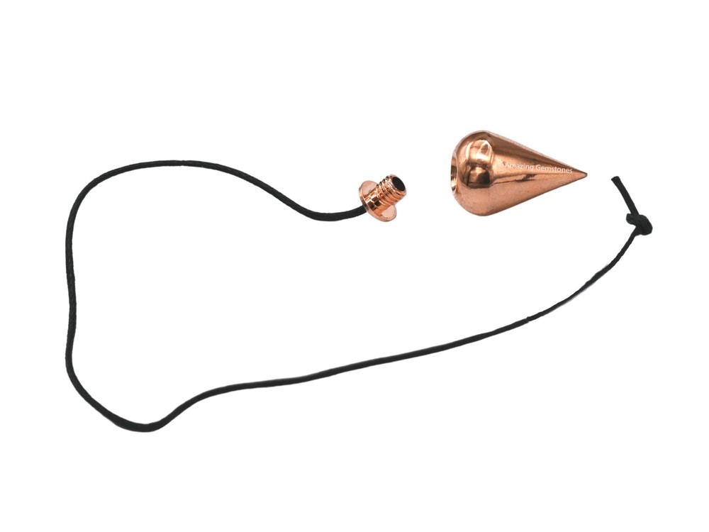 Copper Dome Cone Metal Pendulum for Divination