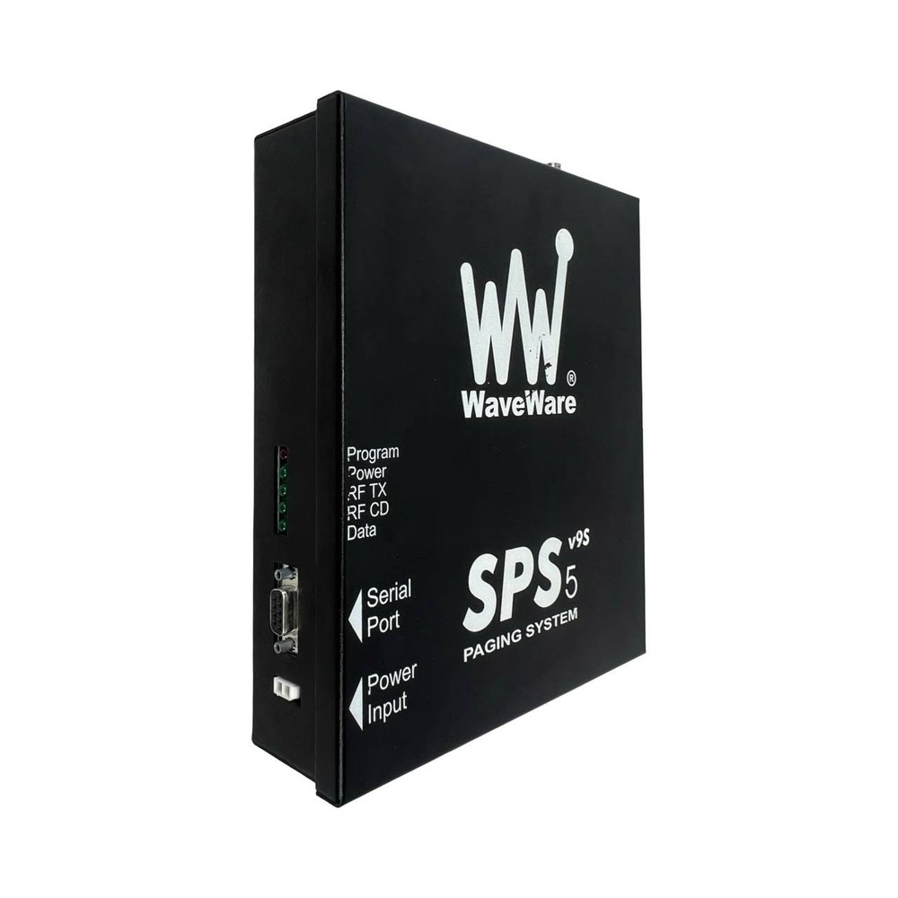 WAVEWARE SPS-5V9S PAGING SYSTEM 0100-2701 | NO Cables