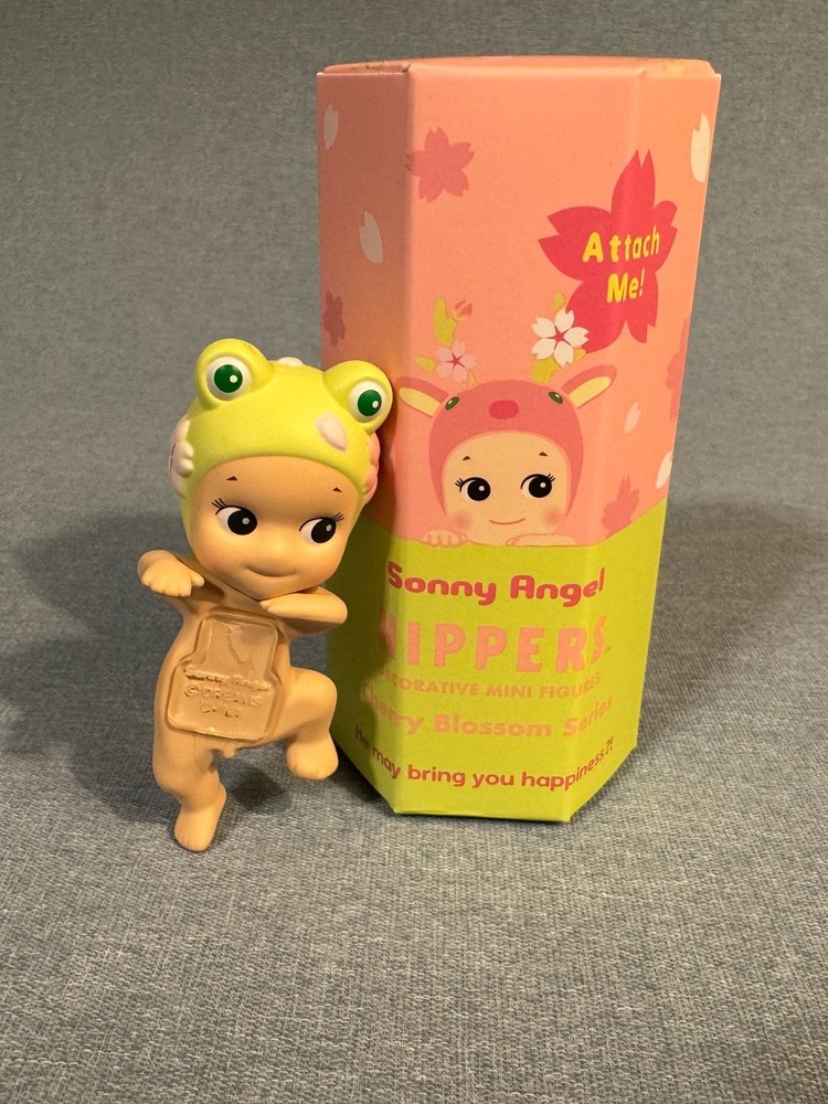 Authentic Sonny Angel HIPPERS Cherry Blossom Series Frog Figure With Box