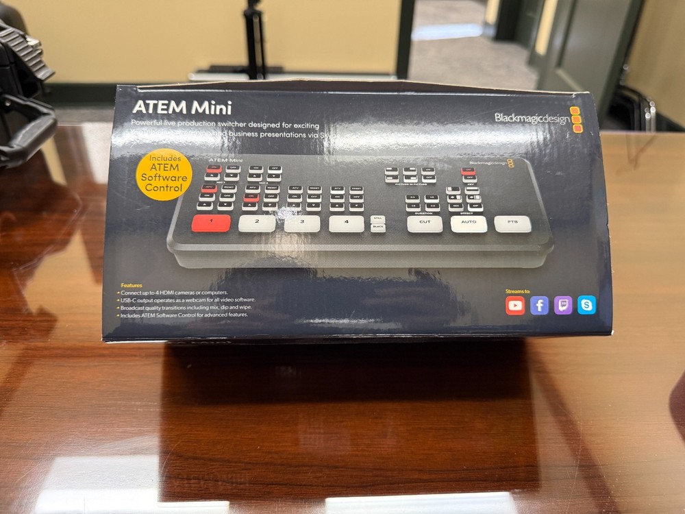 Blackmagic Design Atem Mini HDMI Live Stream Switcher