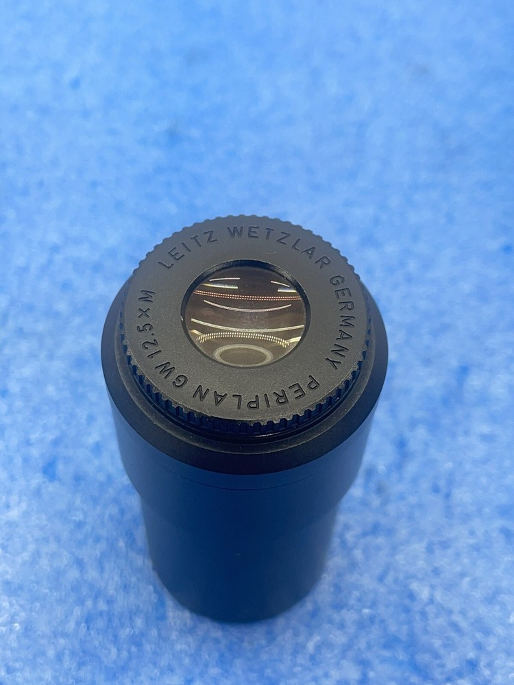 Leitz Wetzlar Microscope Eyepiece Oculars: GW/Periplan 12.5xM