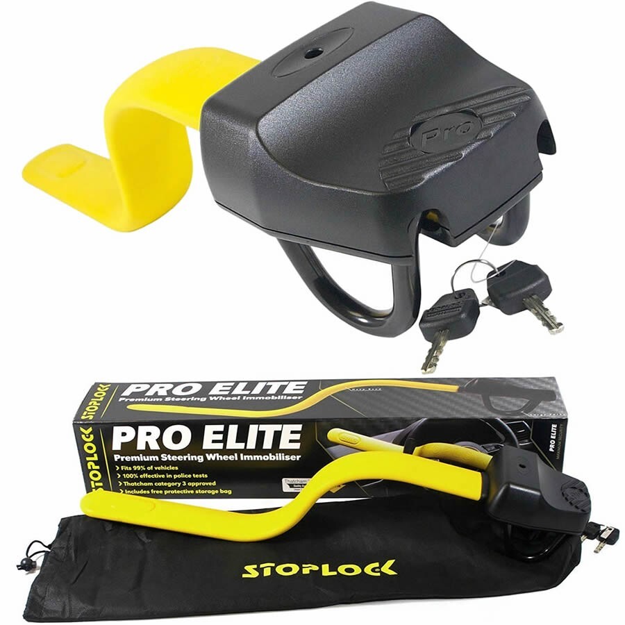 Stoplock Steering Wheel lock Pro Elite Car Van Security Premium Immobiliser.Mat✅