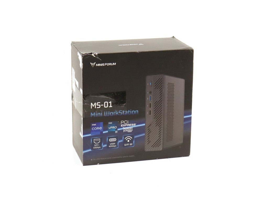 MinisForum MS-01 Mini Workstation BareBones Intel i5-12600H - No Memory/NVMe/OS