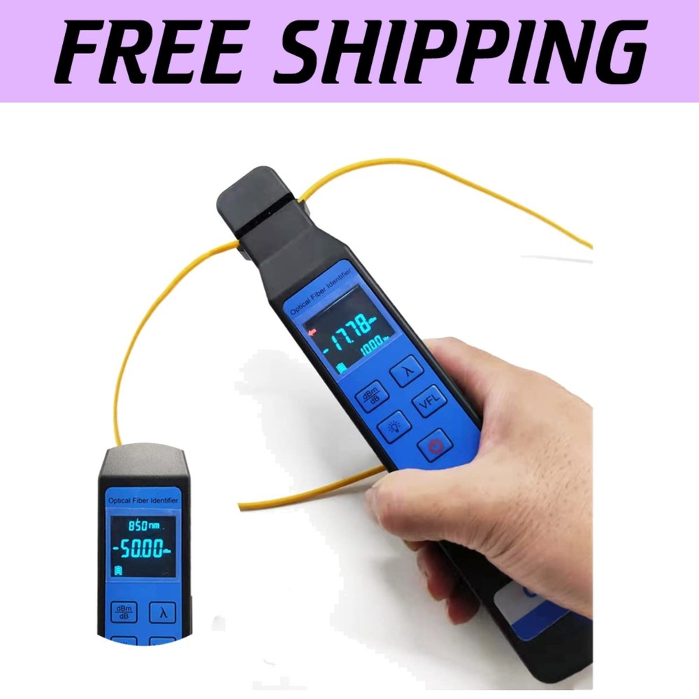 Compact 10KM VFL Optical Fiber Identifier with Optical Power Meter Functionality