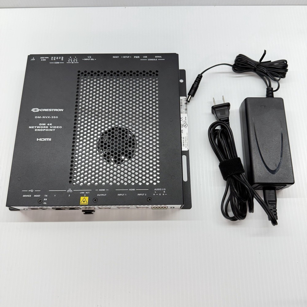 Crestron DM-NVX-350 DM 4K HDMI Network Video Endpoint Encoder Decoder With Power