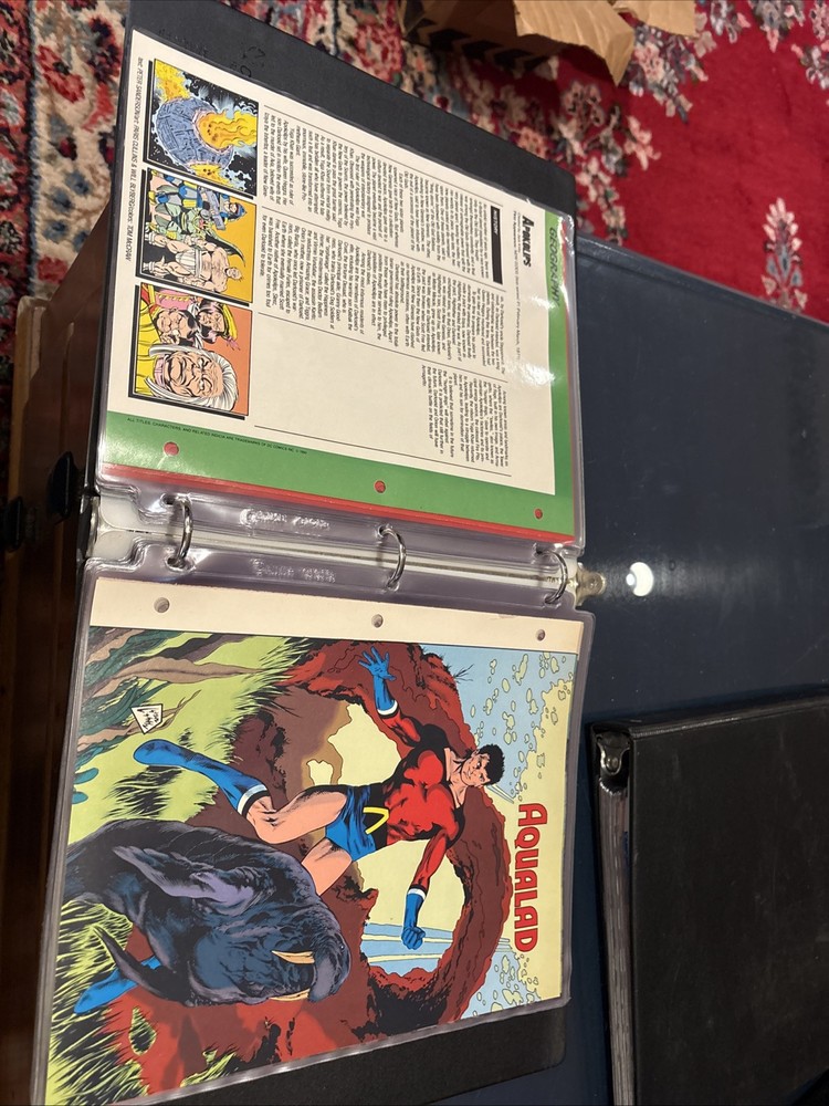 Comic Book Bio Binder