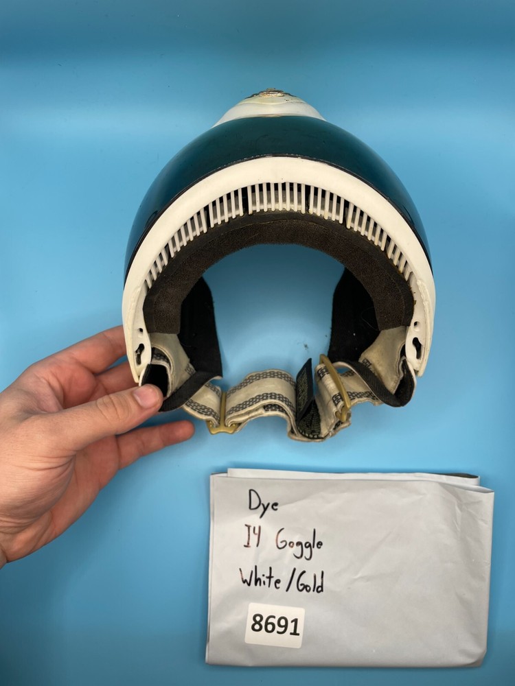 Dye 14 Paintball Goggle - Used, White/Gold