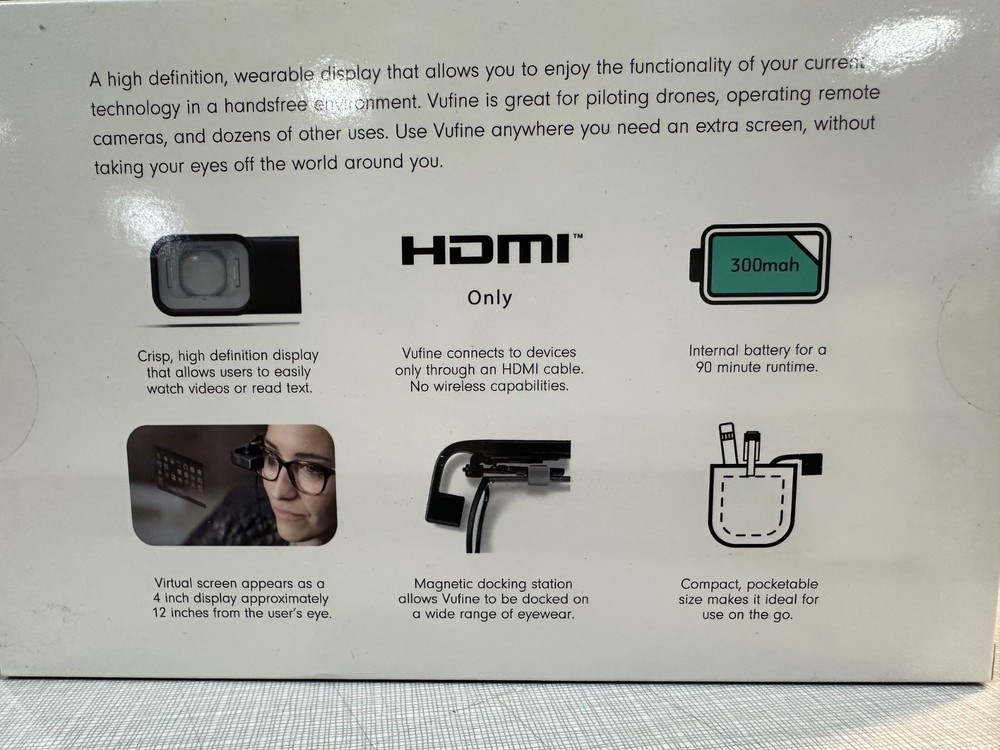 Vufine+ VUF-110 Wearable Display