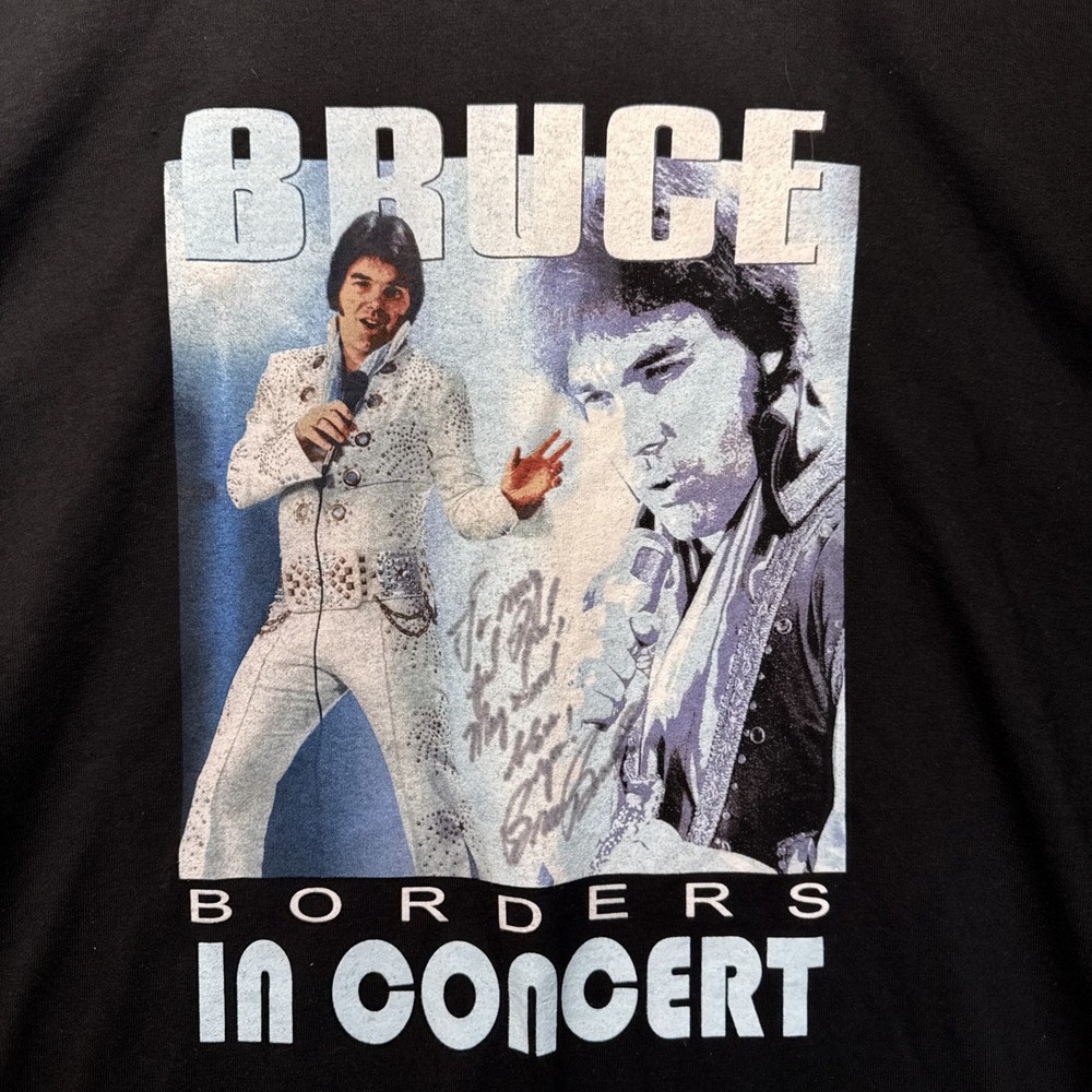 Bruce Borders In Concert Tshirt Signed Medium
