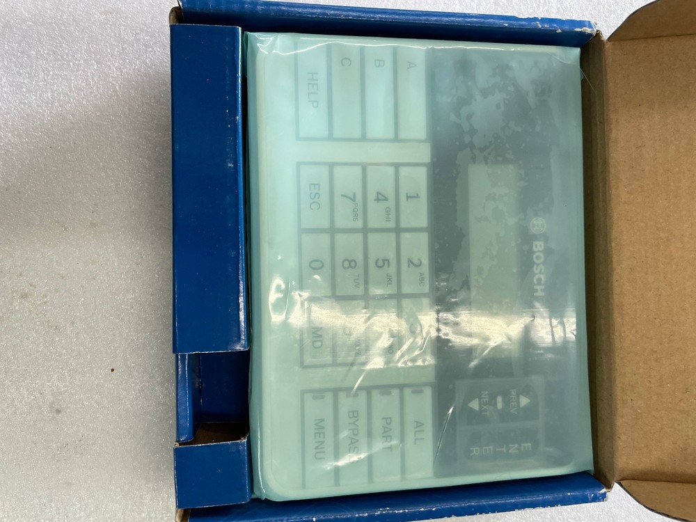NEW BOSCH B920 2 LINE TEXT KEYPAD W/ Function Keys LCD DISPLAY ON SCREEN HELP