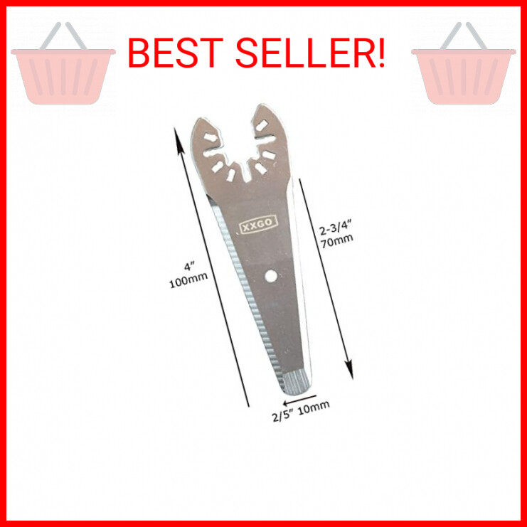 4 Pcs Oscillating Multi Tool Scraper Blades for Scraping Cutting Removing Paint