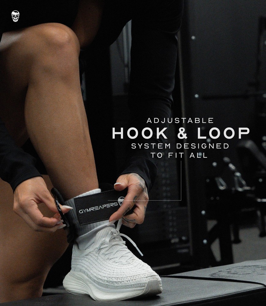 Ankle Strap (Single) For Cable Machine Kickbacks, Glute Workouts, Lower Body ...