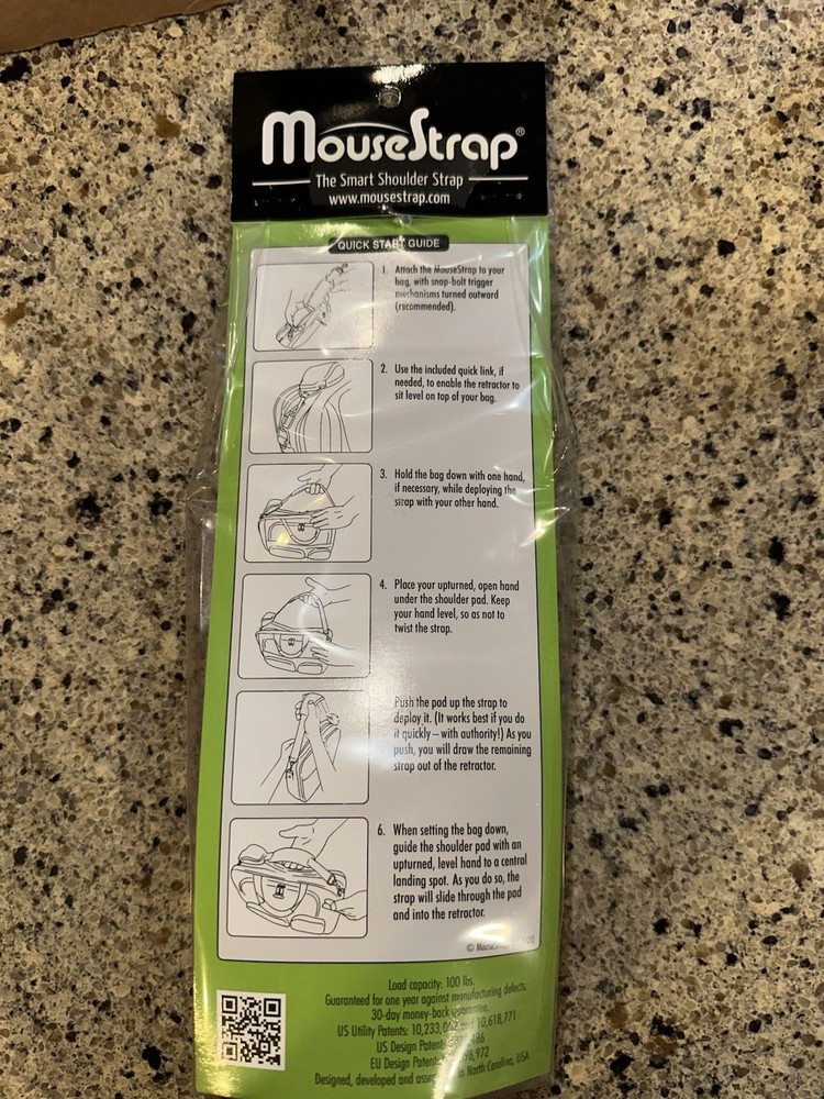 Mouse Strap Retractable Replacement Shoulder Strap