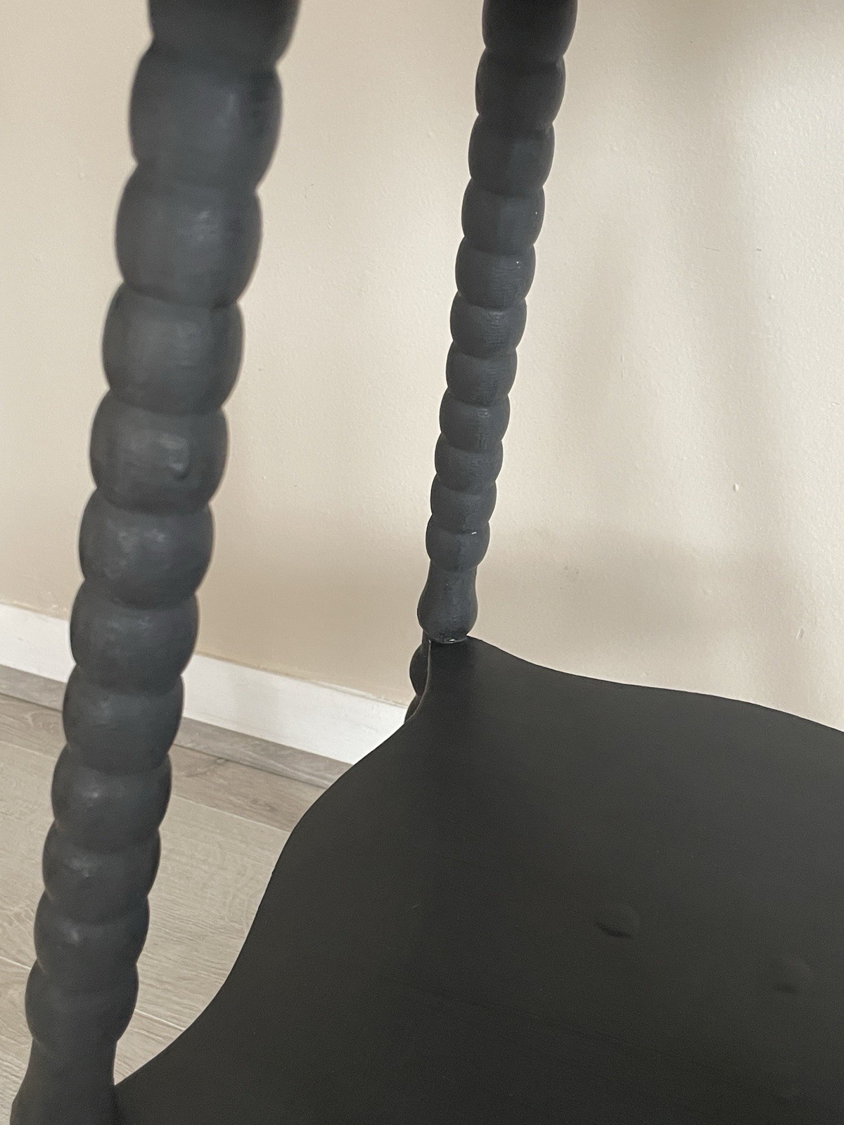 Antique Vintage Victorian Parlor Wooden Glass Ball And Claw Feet Side End Table